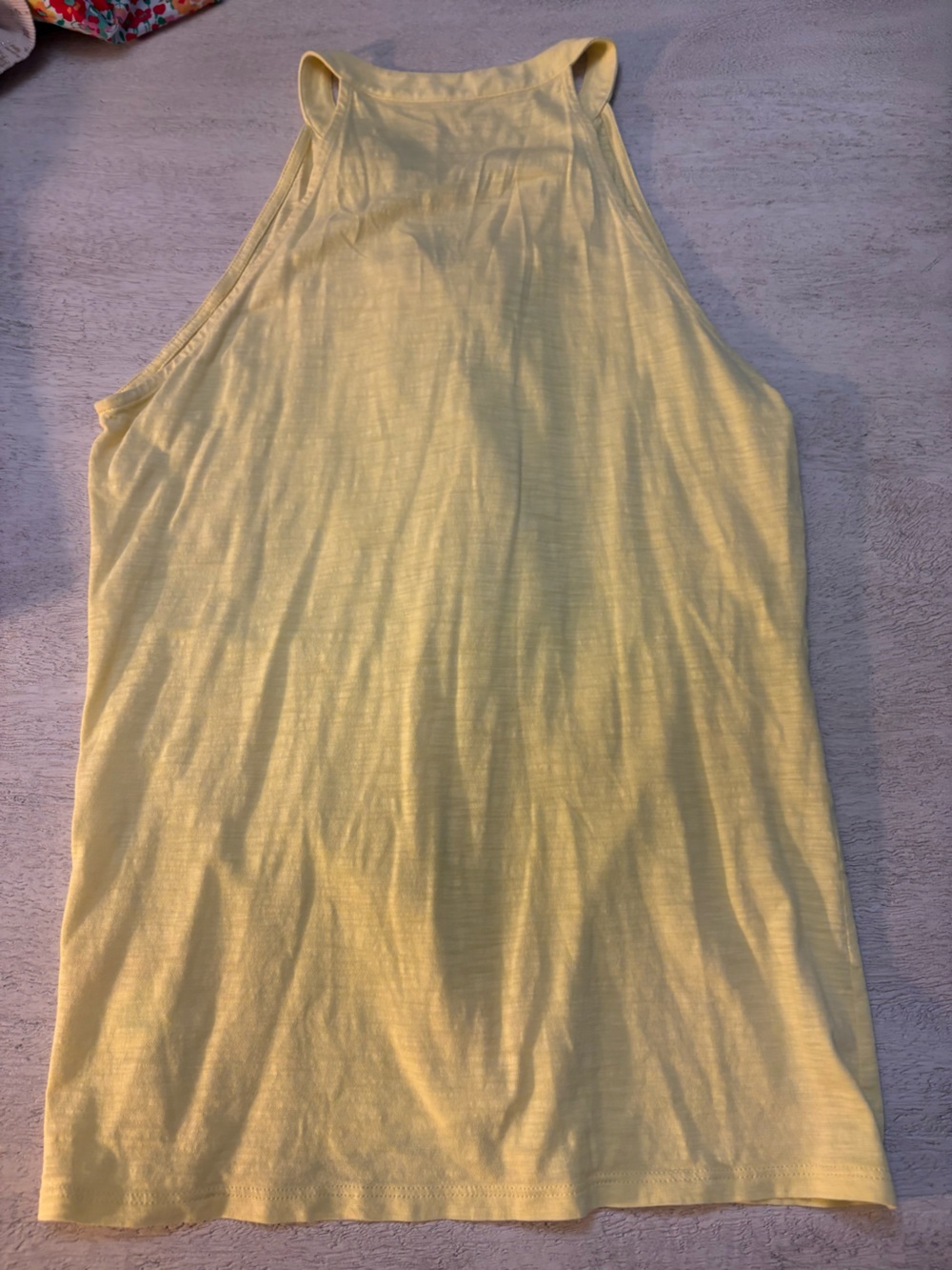 Lightweight Yellow Ruffle Sleeve Top - Picture 3 of 4